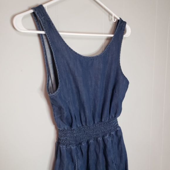 GAP 1969 Denim Jumper Dress Blue Extra Small XS - Picture 2 of 7